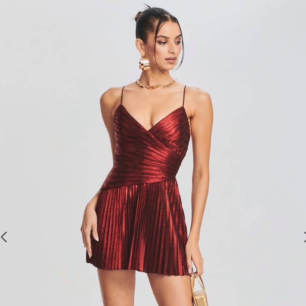 Retrofete Lumi Dress in red
